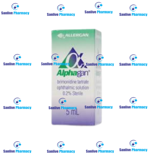 Alphagan (brimonidine tartrate solution) 0.2% w\v (2mg\ml) Eye Drops 5ml by abbvie